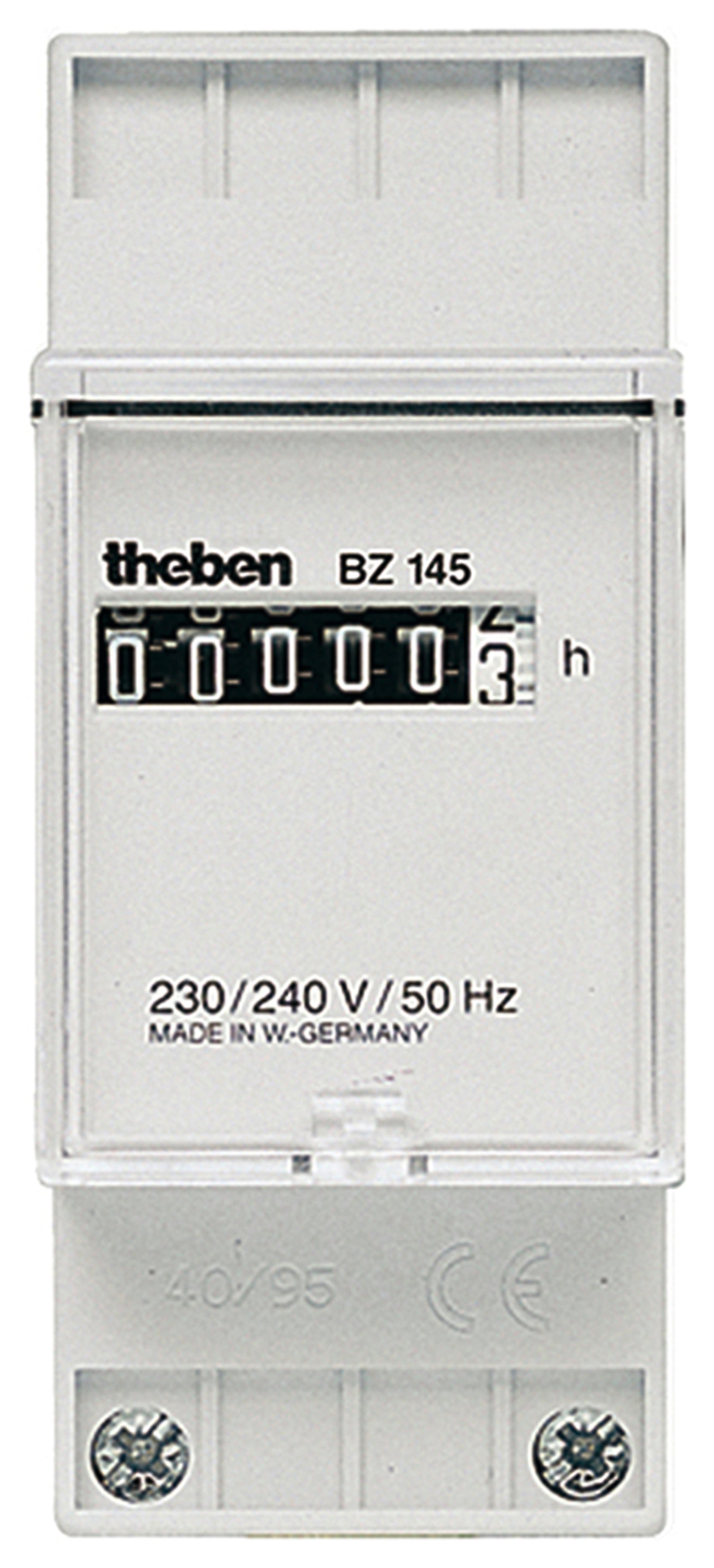 THEBEN Reiheneinbau-Betriebsstundenzähler, 2 TE THEBEN Reiheneinbau-Betriebsstundenzähler, 2 TE